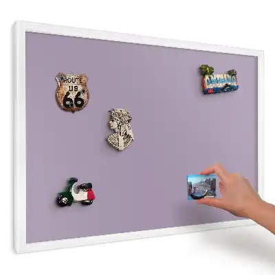 Magnetická tabule do kuchyně Lila fialový minimalismus