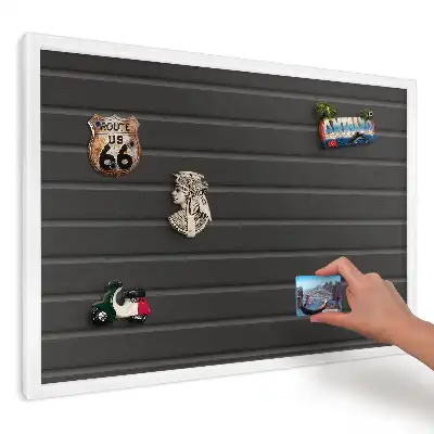 Magnetická tabule do kuchyně moderní tmavé panely