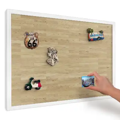 Magnetická tabule do kuchyně Jednoduché kouzlo teplého dřeva