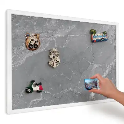 Magnetická tabule kámen se šedými žilkami