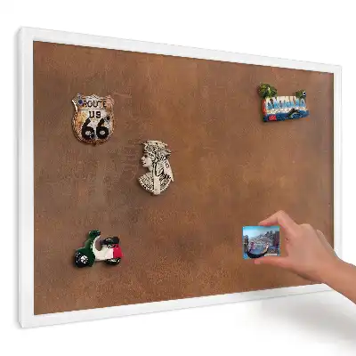 Magnetická tabule do kuchyně s texturou přírodního dřeva