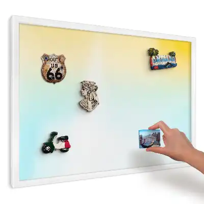 Magnetická tabule do kuchyně Klidné pastelové přechody