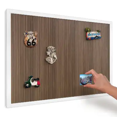 Magnetická tabule do kuchyně se vzorem dřeva s přírodní texturou