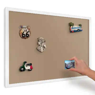 Magnetická tabule do kuchyně v minimalistickém oranžovém stylu