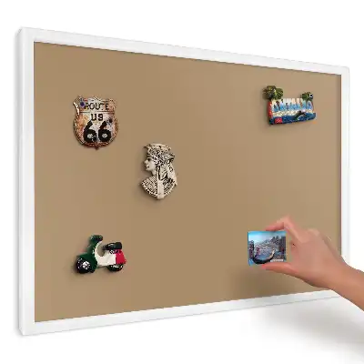 Magnetická tabule do kuchyně zářivá minimalistická oranžová