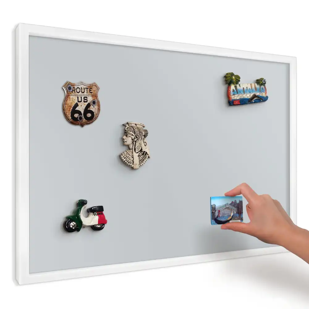 Magnetická tabule do kuchyně Klidná šedá elegance