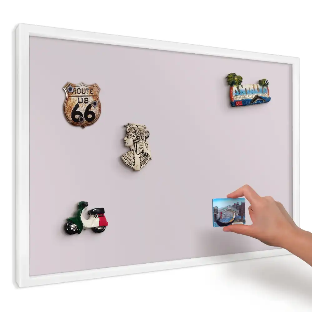 Magnetická tabule do kuchyně Jemná růžová elegance klidu