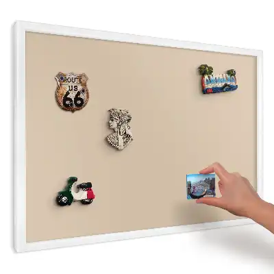 Magnetická tabule v elegantním světle béžovém provedení