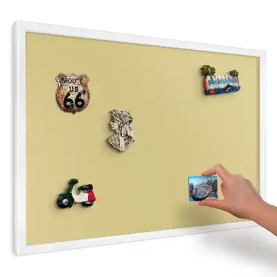 Magnetická tabule do kuchyně Relaxace ve žluté paletě