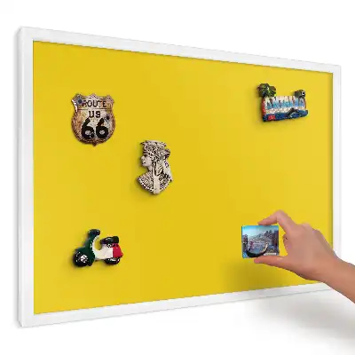 Magnetická tabule v energicky žlutém provedení
