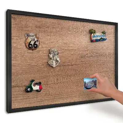 Magnetická tabule Teplé dřevo s charakterem