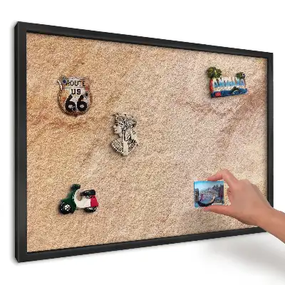 Magnetická tabule Teplý přírodní kámen