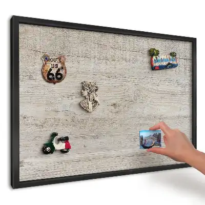 Magnetická kuchyňská tabule s motivem teplého dřeva
