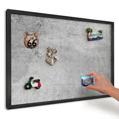 Magnetická tabule světle šedý beton