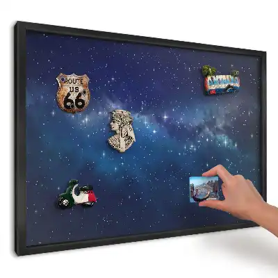 Magnetická tabule Kosmická modrá obloha