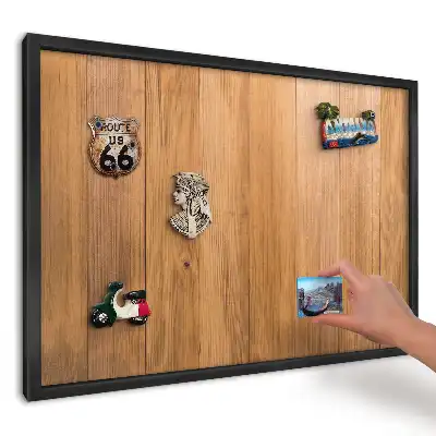 Magnetická tabule v dekoru přírodního teplého dřeva