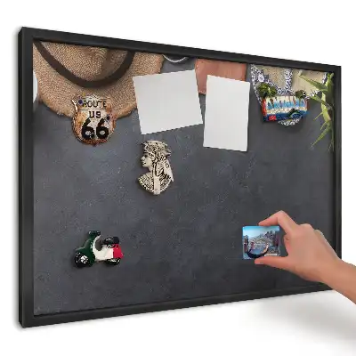 Magnetická kuchyňská tabule Letní doplňky na tmavém podkladu
