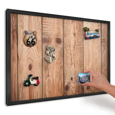 Magnetická tabule do kuchyně Teplé rustikální desky