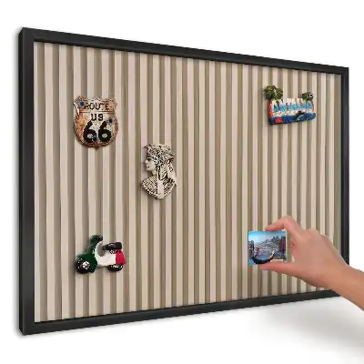 Magnetická tabule do kuchyně Světlé svislé proužky