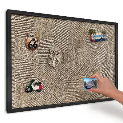 Magnetická tabule do kuchyně Tlumená geometrie