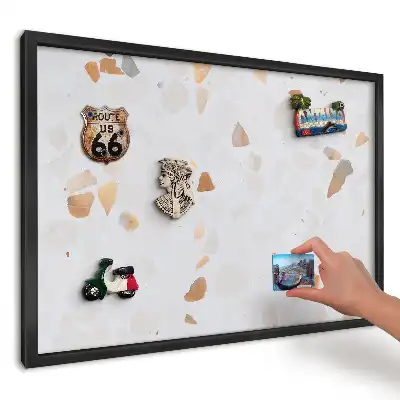 Magnetická tabule Teplá tónovaná mozaika