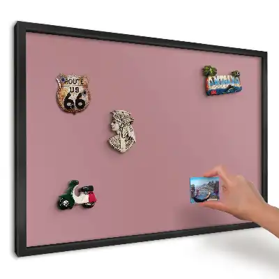 Magnetická tabule s růžovým minimalistickým pozadím