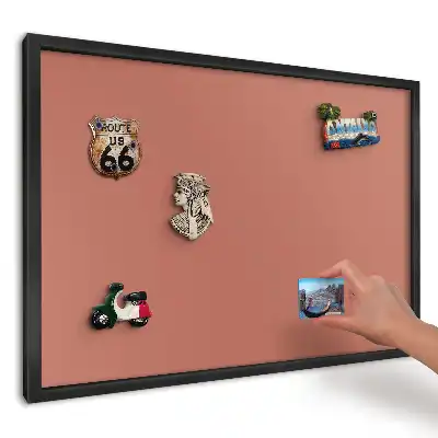 Magnetická tabule do kuchyně ve výrazné intenzivní oranžové barvě