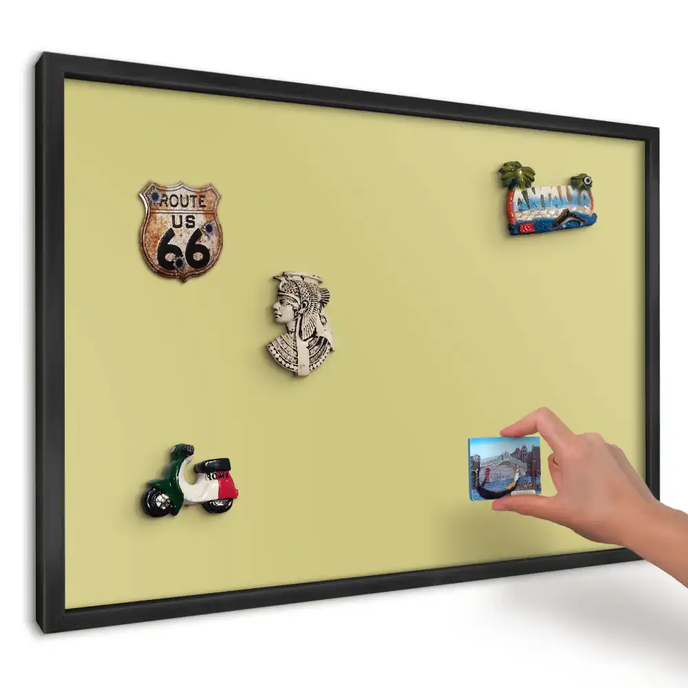 Magnetická tabule Intenzivní minimalistická žlutá