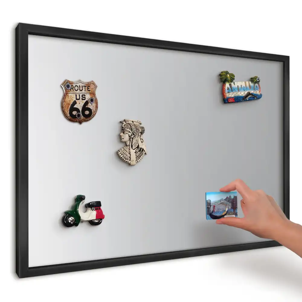 Magnetická tabule do kuchyně s moderním šedým přechodem