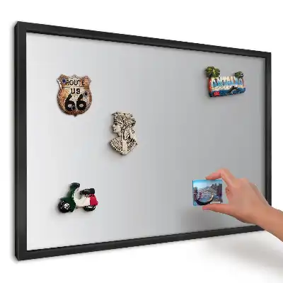 Magnetická tabule do kuchyně s moderním šedým přechodem