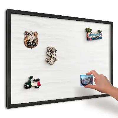 Magnetická kuchyňská tabule bílá s béžovými linkami