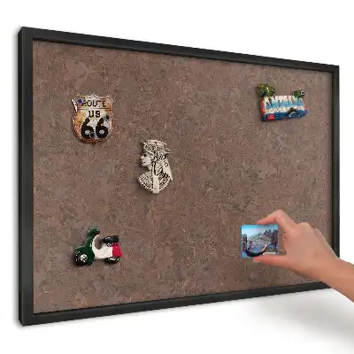 Magnetická tabule do kuchyně s motivem hnědých listů