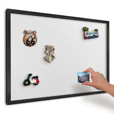 Magnetická tabule s texturou bílé kůže
