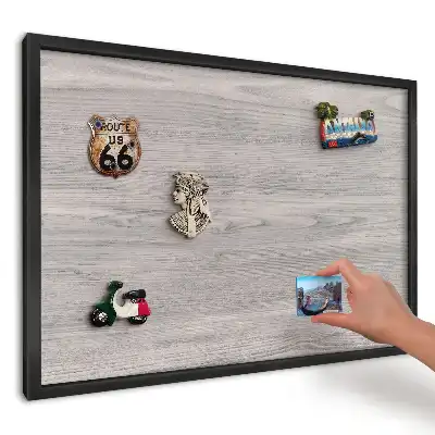 Magnetická tabule do kuchyně Šedé elegantní dřevo
