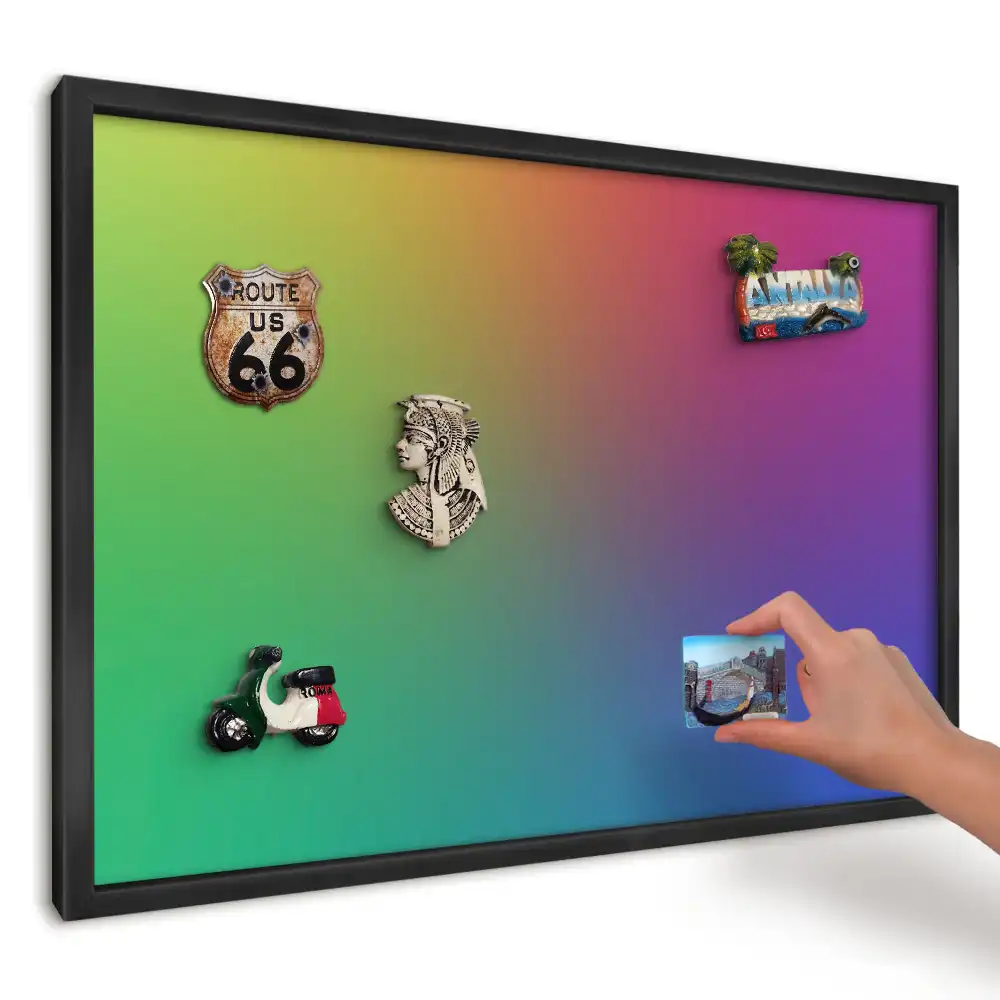 Magnetická tabule do kuchyně Intenzivní duhový gradient