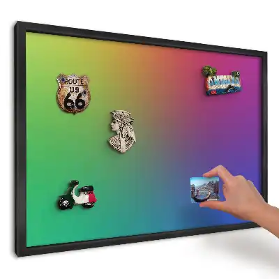 Magnetická tabule do kuchyně Intenzivní duhový gradient