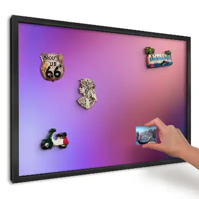 Magnetická tabule Relaxační fialová a růžová