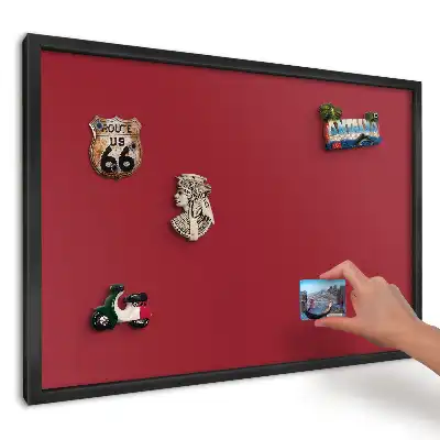 Magnetická tabule do kuchyně v minimalistickém vínovém stylu
