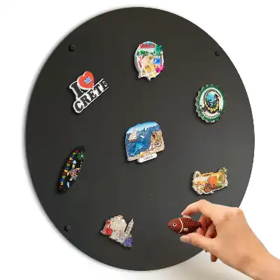 Kulatá magnetická nástěnná tabule o průměru 50 cm