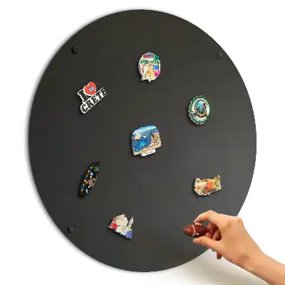 Kulatá kovová magnetická tabule o průměru 70 cm