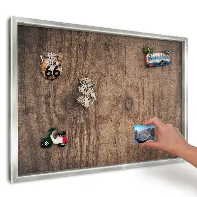 Magnetická tabule v přírodním dřevěném rámu