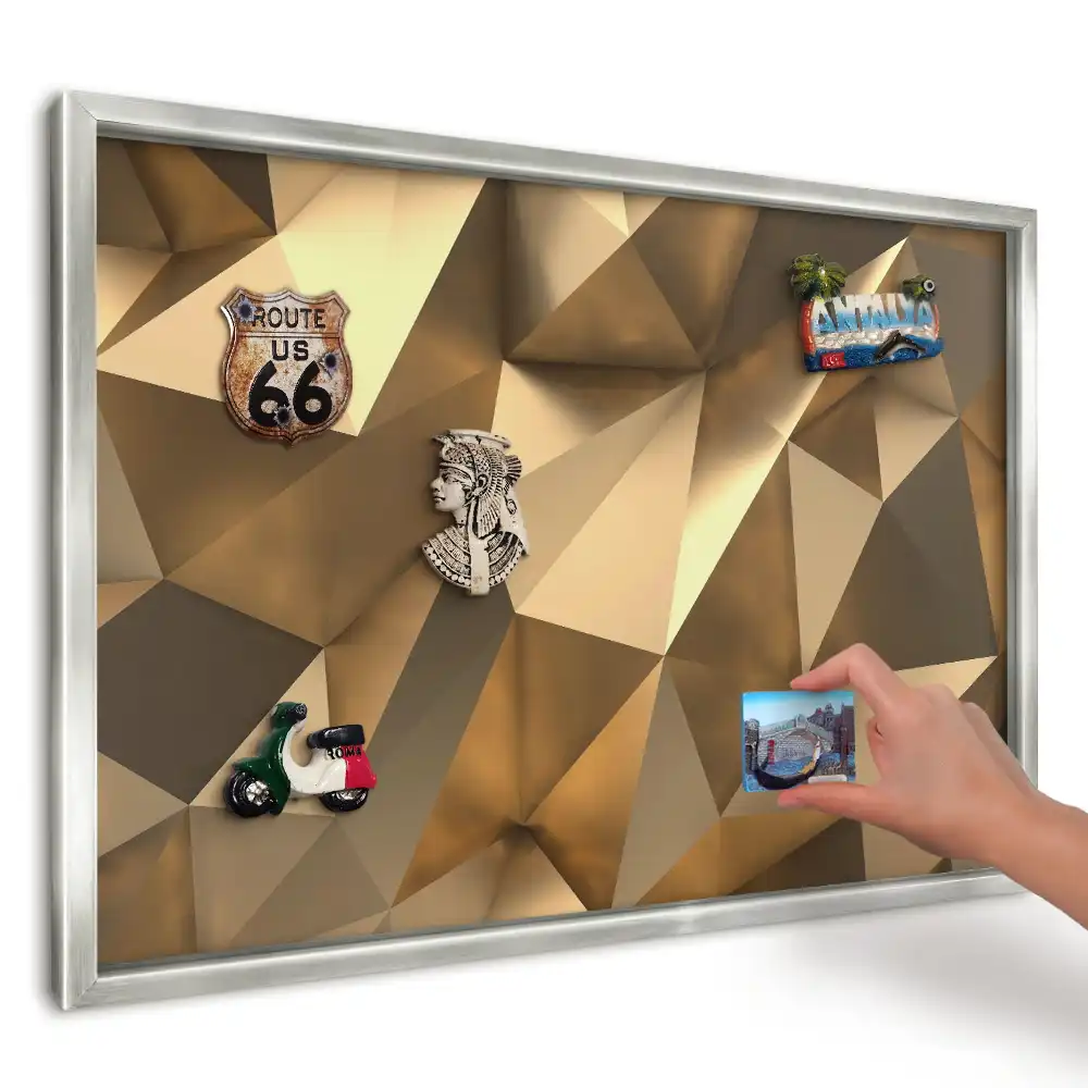 Magnetická tabule Teplé geometrické krystaly