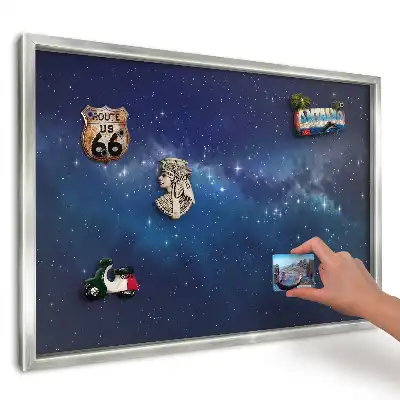 Magnetická nástěnná tabule Kosmická modrá obloha