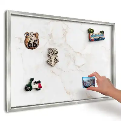Magnetická tabule na zeď Harmonický světlý mramor