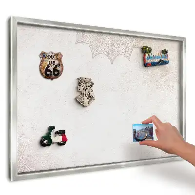 Magnetická tabule s elegantním etnickým vzorem