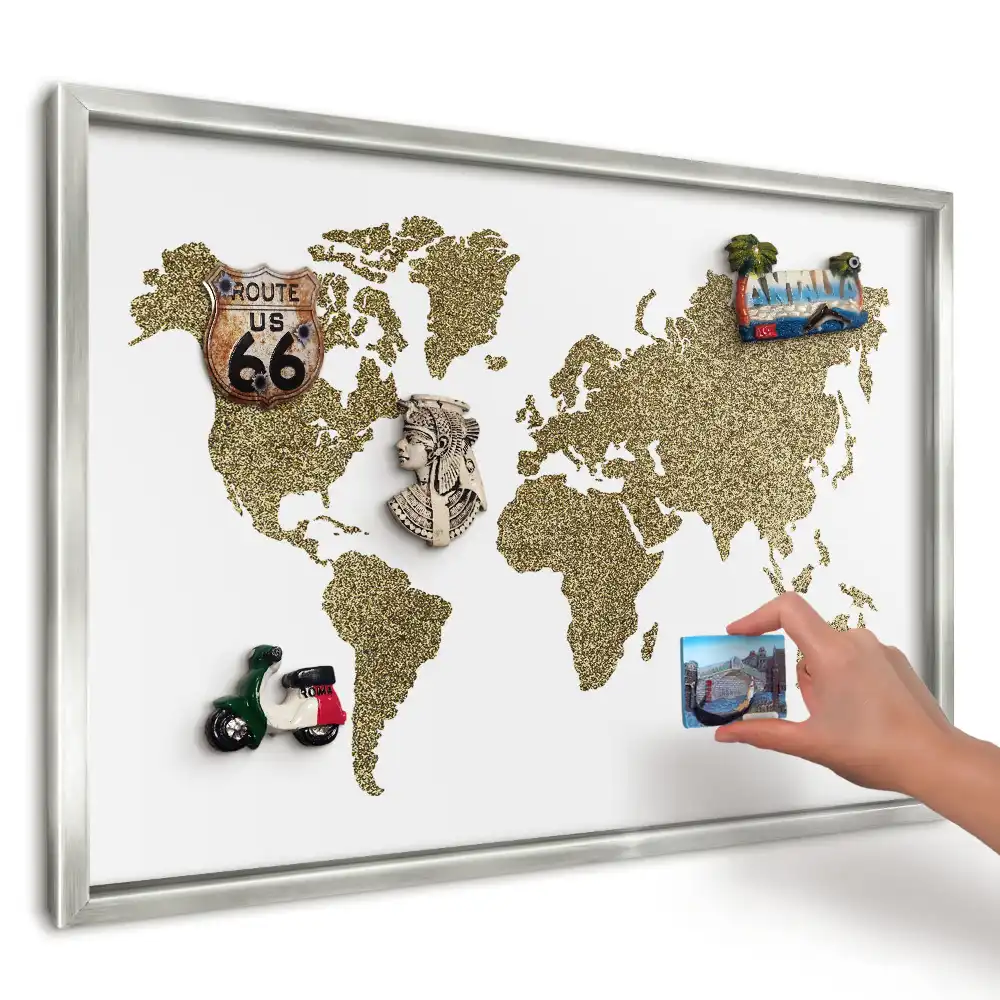 Magnetická tabule Mapa žlutého obilí