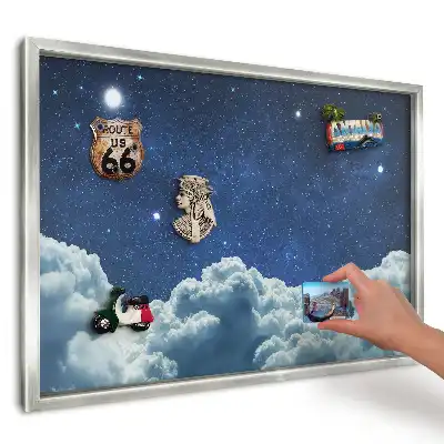 Magnetická nástěnná tabule Hvězdná noční obloha
