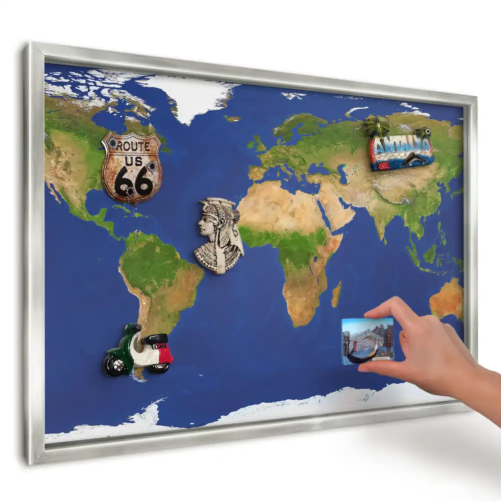 Magnetická tabule Mapa modrého oceánu