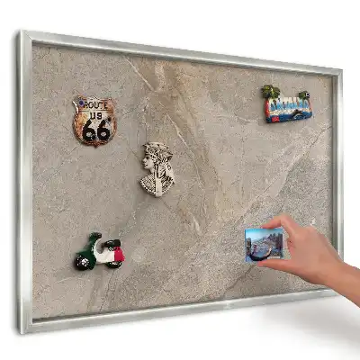 Magnetická nástěnná tabule s jemným vzorem béžového kamene