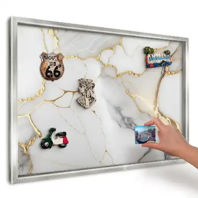 Magnetická tabule s elegantním dynamickým motivem